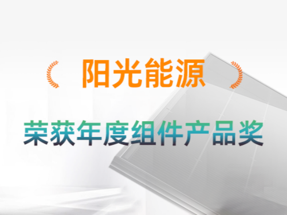 高光時刻 | GIGA系列榮耀加冕！陽光能源斬獲“年度組件產(chǎn)品獎”